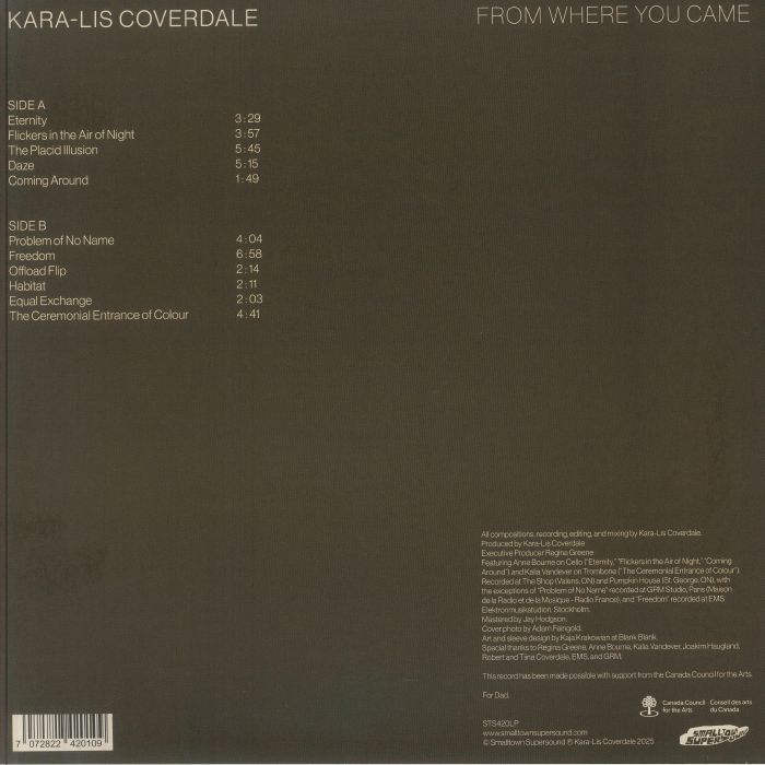 COVERDALE, Kara Lis - From Where You Came