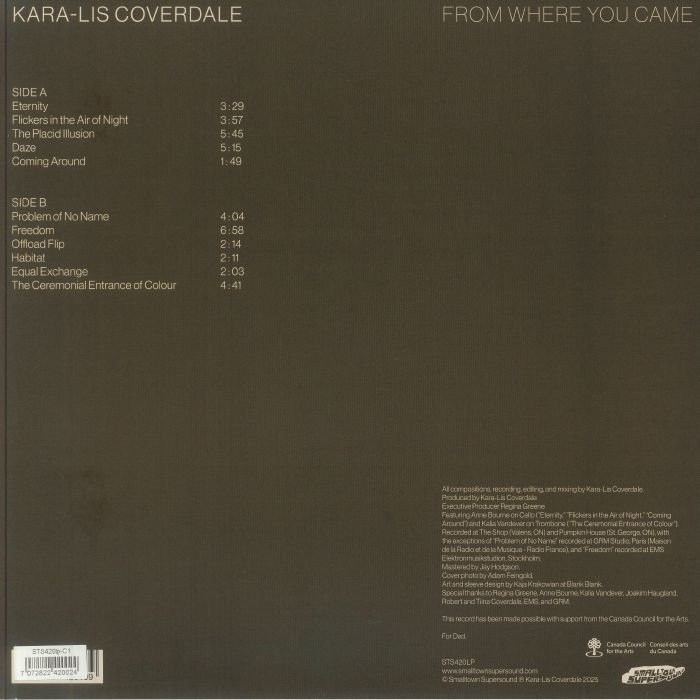 COVERDALE, Kara Lis - From Where You Came