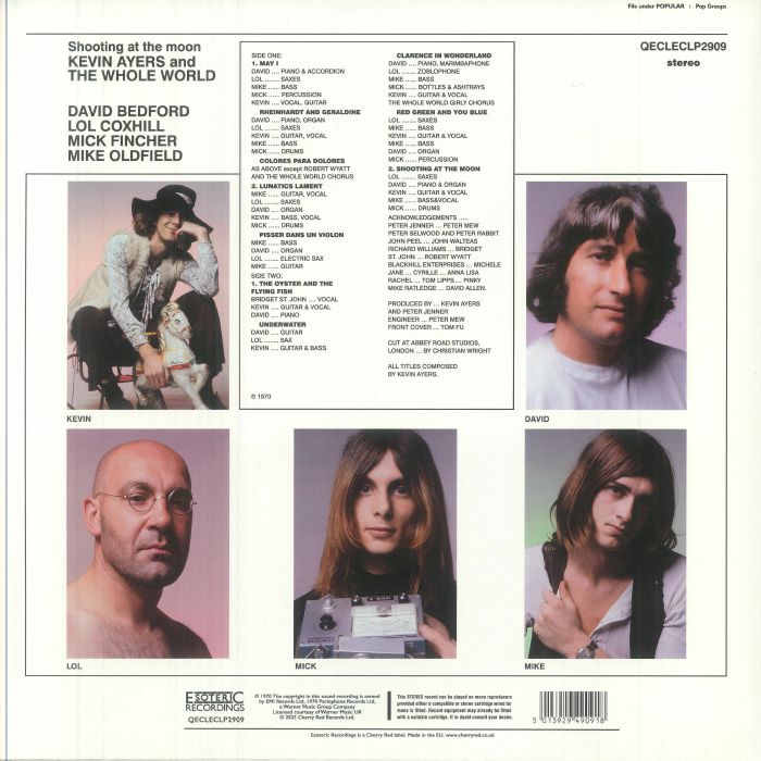 Kevin AYERS/THE WHOLE WORLD - Shooting At The Moon