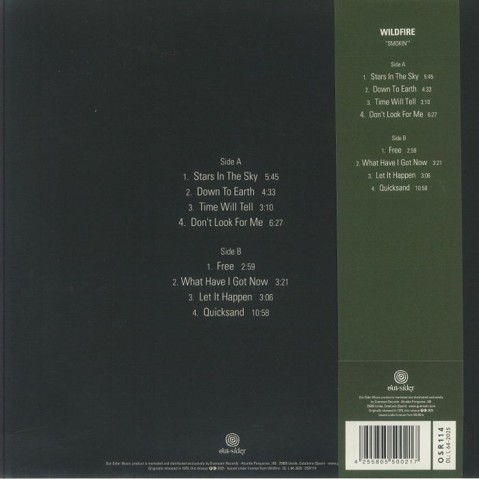 WILDFIRE - Smokin' (reissue)