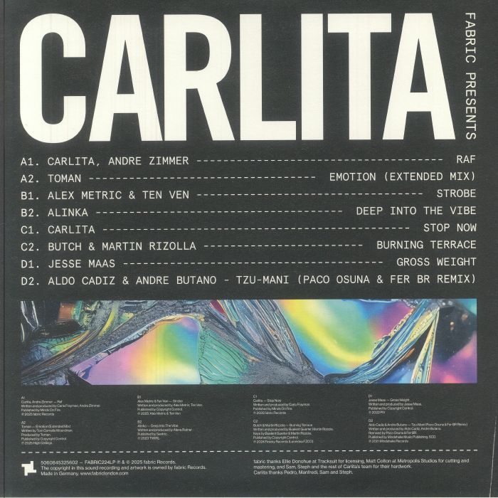 CARLITA/VARIOUS - Fabric Presents: Carlita