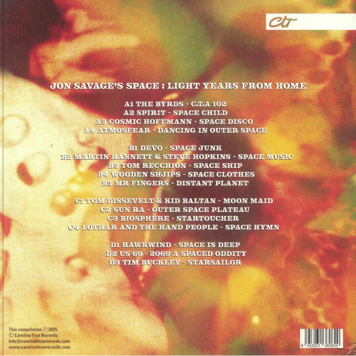 VARIOUS - Jon Savage's Space: Light Years From Home
