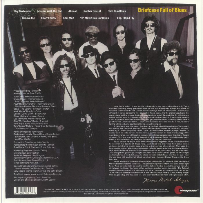 BLUES BROTHERS, The - Briefcase Full Of Blues (reissue)