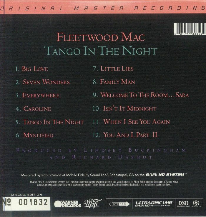 FLEETWOOD MAC - Tango In The Night (B-STOCK)