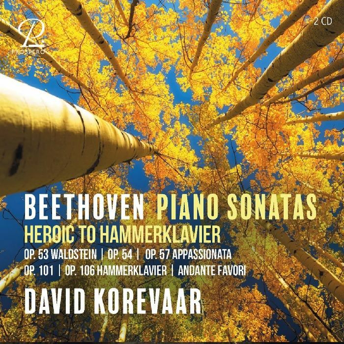 BEETHOVEN, Ludwig Van/DAVID KOREVAAR - Piano Sonatas: Heroic To Hammerklavier