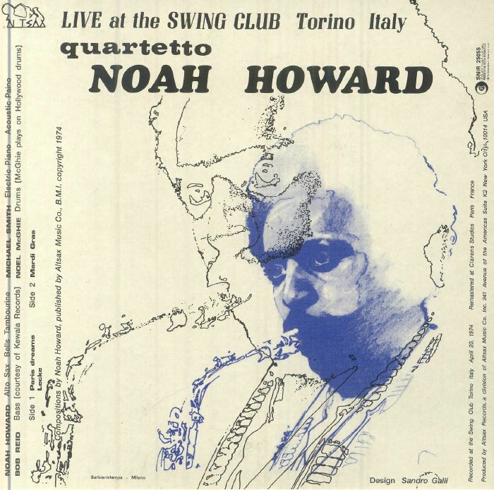 NOAH HOWARD QUARTETTO - Live At The Swing Club Torino Italy