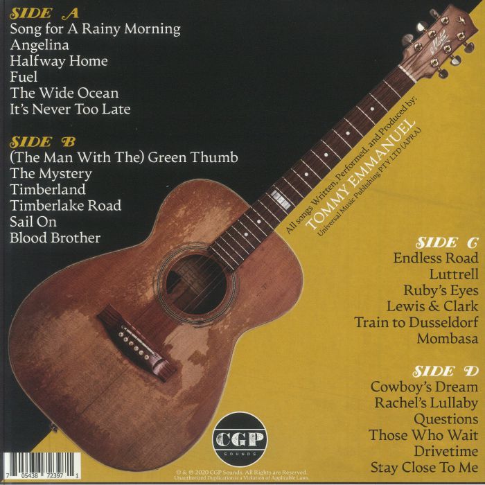 Tommy EMMANUEL - The Best Of Tommysongs Vinyl at Juno Records.