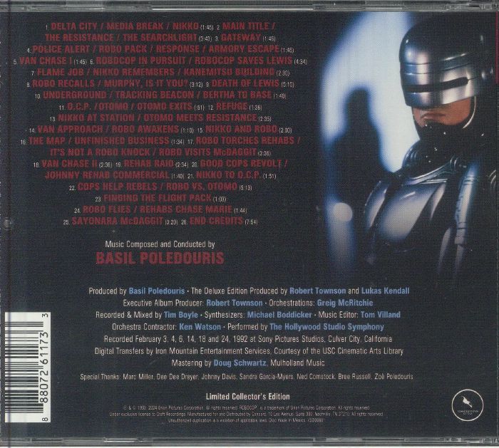POLEDOURIS, Basil - Robocop 3 (Soundtrack)