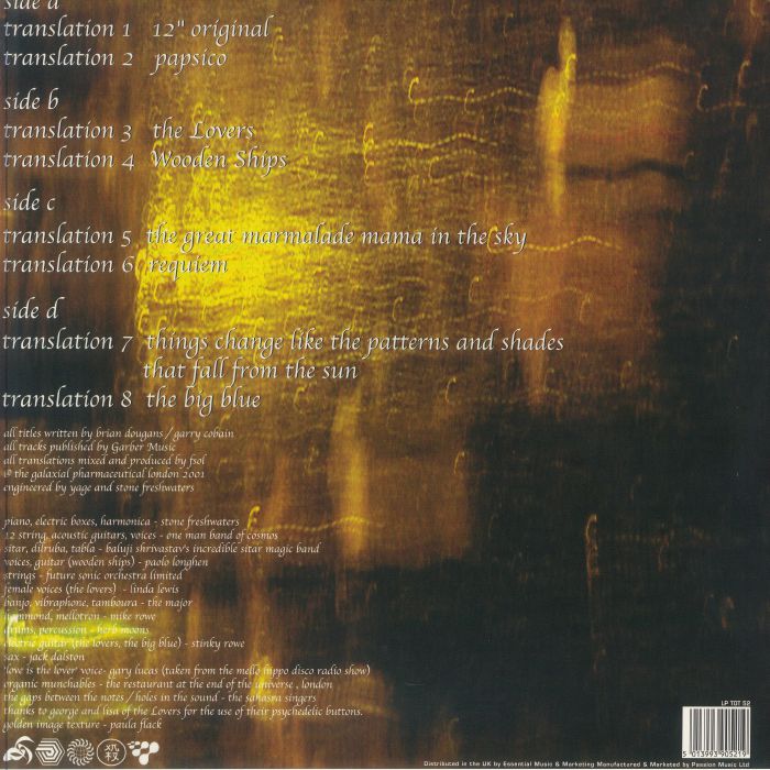 FUTURE SOUND OF LONDON, The - Papua New Guinea Translations