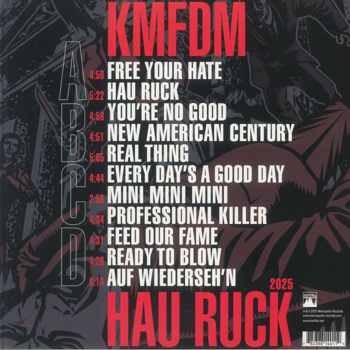 Hau Ruck KMFDM - Hau Ruck 2025 Vinyl at Juno Records.
