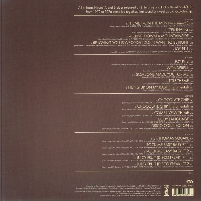 HAYES, Isaac - Hot Buttered Singles Volume 2: 1972-1976