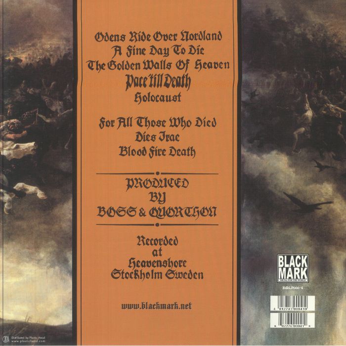 BATHORY - Blood Fire Death (reissue)