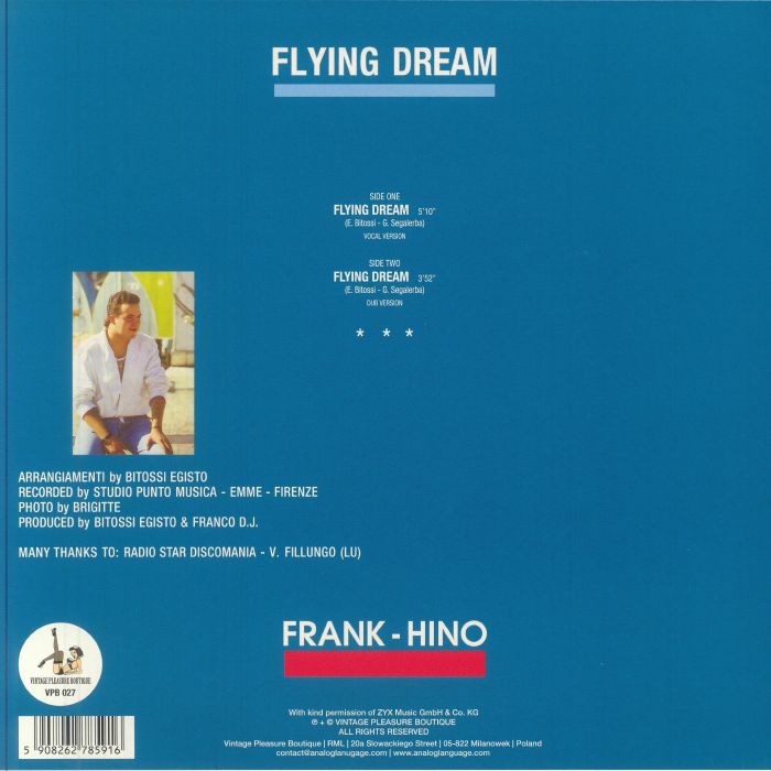 HINO, Frank - Flying Dream (reissue)