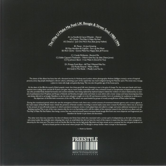 VARIOUS - The Way U Make Me Feel: UK Boogie & Street Soul 1980-1994