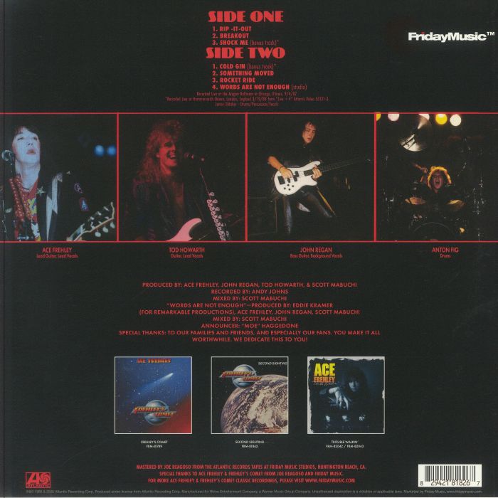 FREHLEY'S COMET - Live Plus 1 (Expanded Edition)