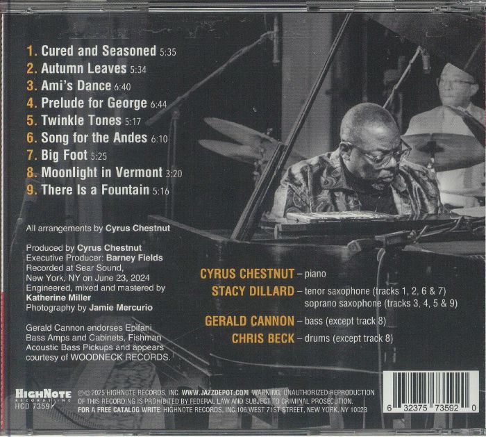 CHESTNUT, Cyrus - Rhythm Melody & Harmony