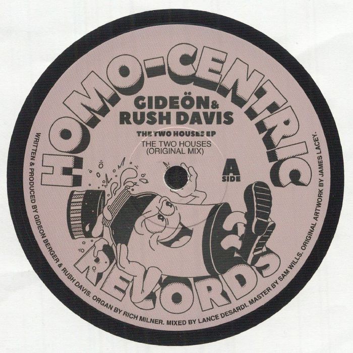 Gideon | Rush Davis – The Two Houses EP vinyl cover