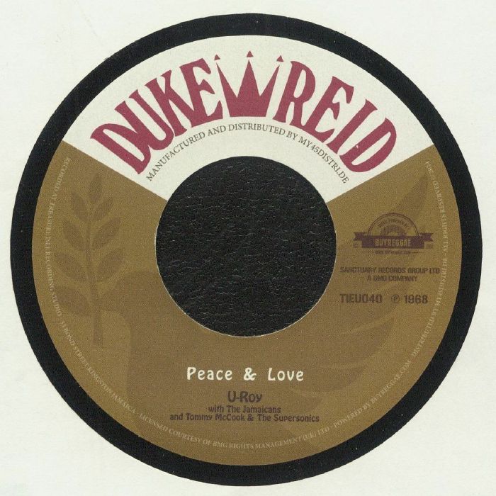 U ROY/THE JAMAICANS/TOMMY McCOOK & THE SUPERSONICS - Peace & Love (reissue)