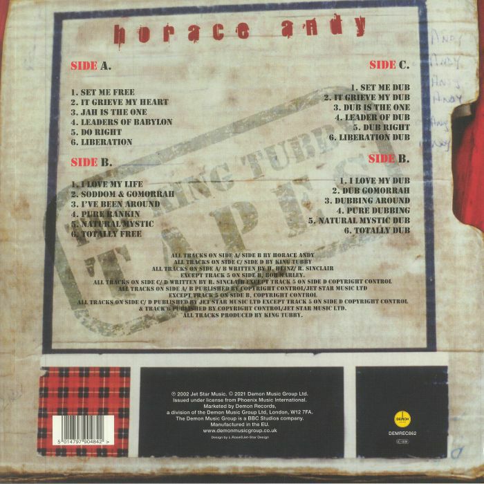 ANDY, Horace/KING TUBBY - The King Tubby Tapes (B-STOCK)