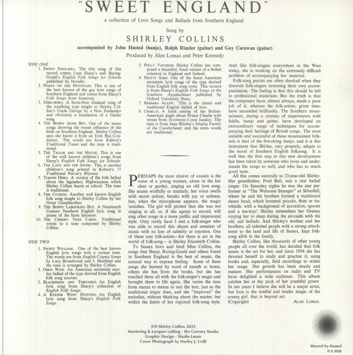 COLLINS, Shirley - Sweet England (reissue)