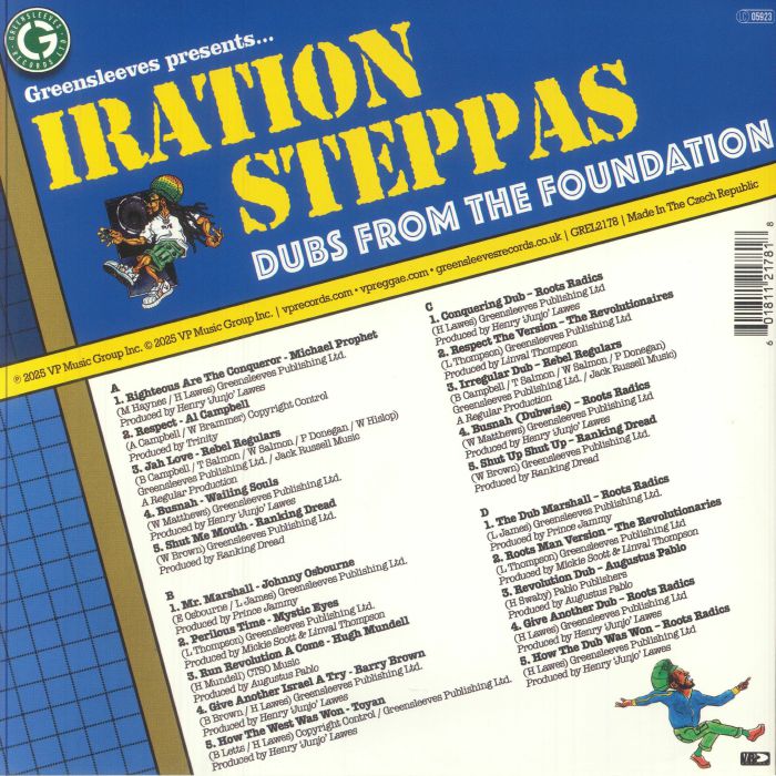 IRATION STEPPAS - Dubs From The Foundation