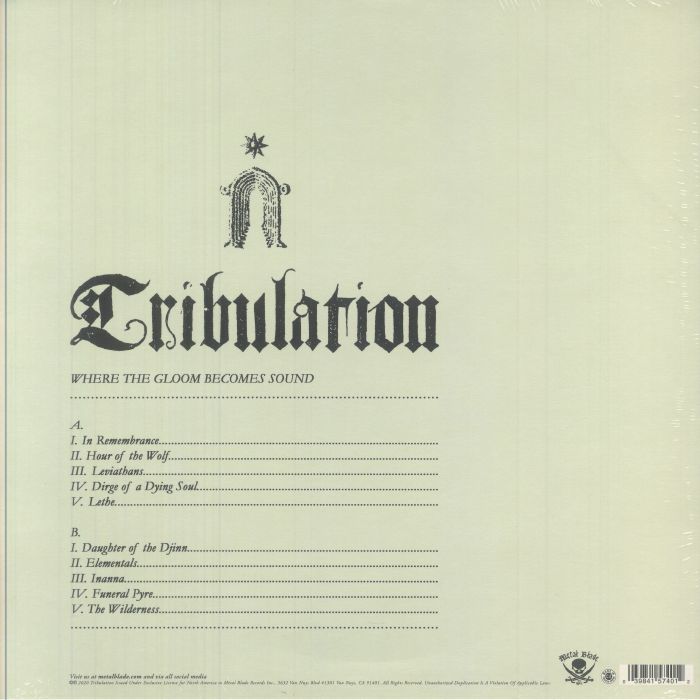 TRIBULATION - Where The Gloom Becomes Sound