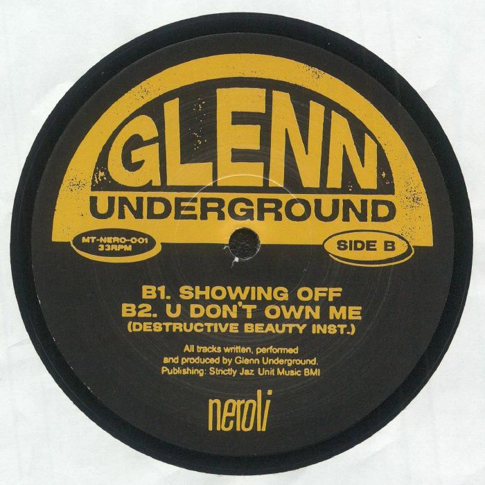 GLENN UNDERGROUND - Mother Tongue X Neroli EP