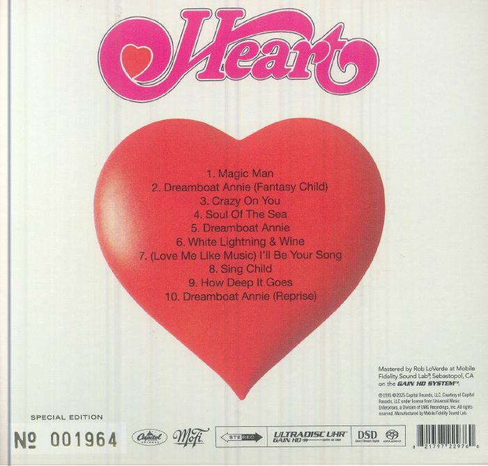 HEART - Dreamboat Annie CD at Juno Records
