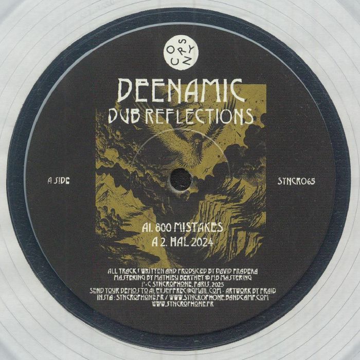 Deenamic – Dub Reflections vinyl cover
