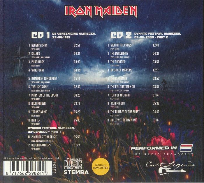 IRON MAIDEN - Performed In The Netherlands