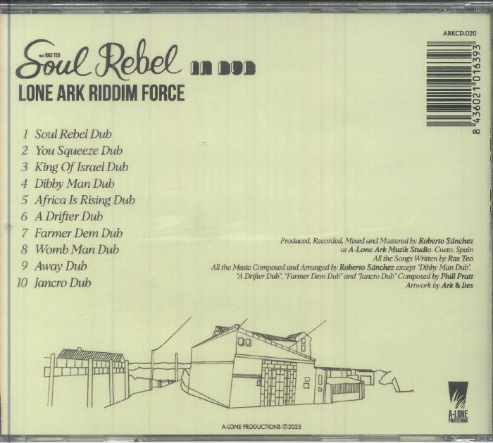 LONE ARK RIDDIM FORCE feat RAS TEO - Soul Rebel In Dub