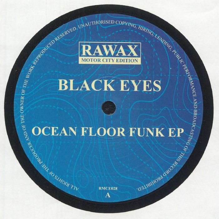 Black Eyes – Ocean Floor Funk EP (feat Abacus mix) vinyl cover