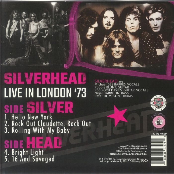 SILVERHEAD - Live In London '73