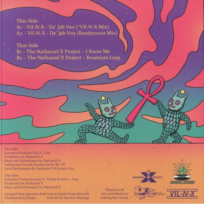 NATHANIEL X PROJECT, The/VIL N X - De' Jah Voo EP
