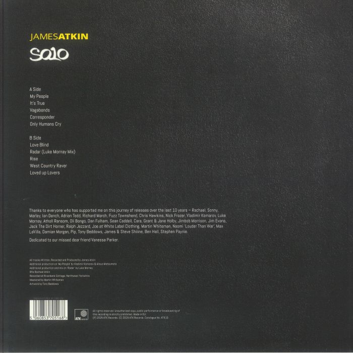 ATKIN, James - SO10 (10th Anniversary Edition)