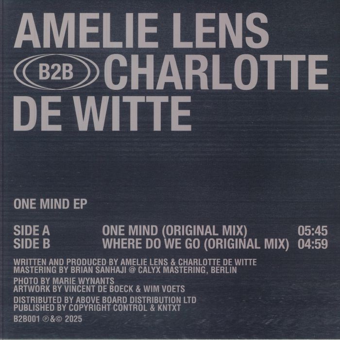 DE WITTE, Charlotte/AMELIE LENS - One Mind EP