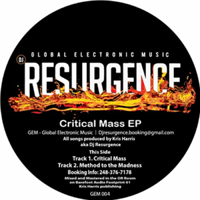 DJ RESURGENCE - Critical Mass EP