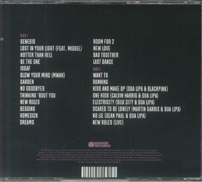 LIPA, Dua - Dua Lipa (Complete Edition)