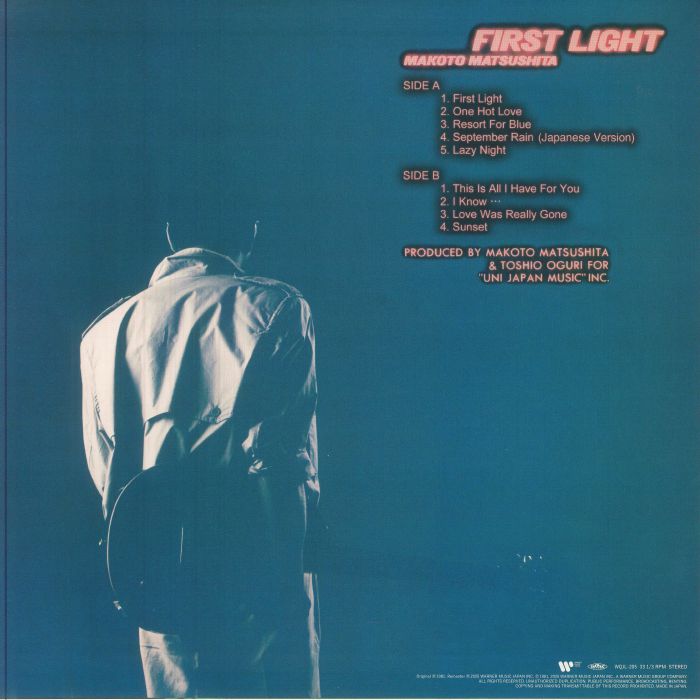 Makoto MATSUSHITA - First Light (reissue) Vinyl at Juno Records.
