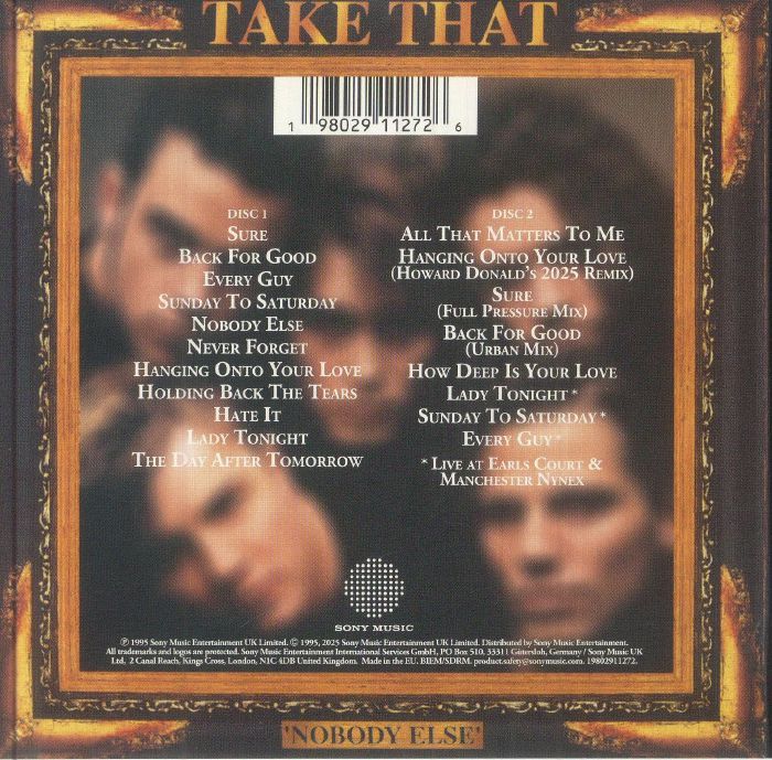 TAKE THAT - Nobody Else (30th Anniversary Edition)