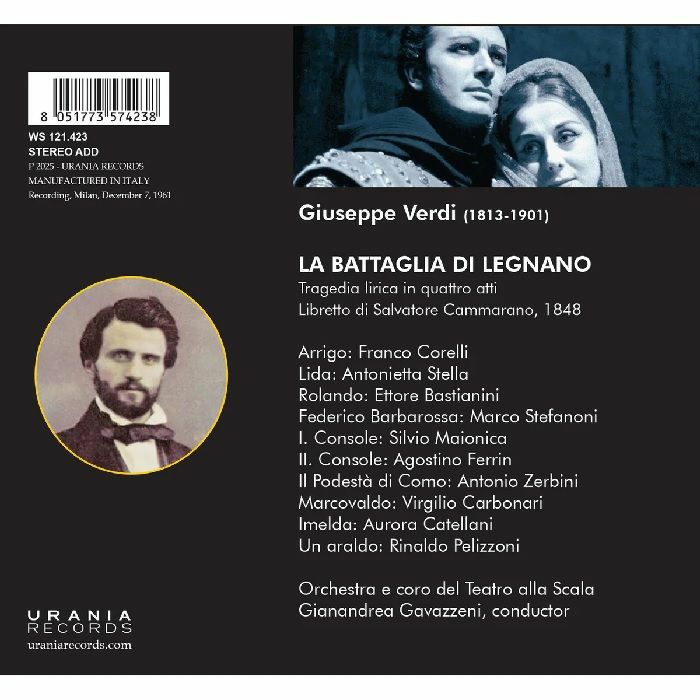VERDI, Giuseppe/VARIOUS - La Battaglia Di Legnano