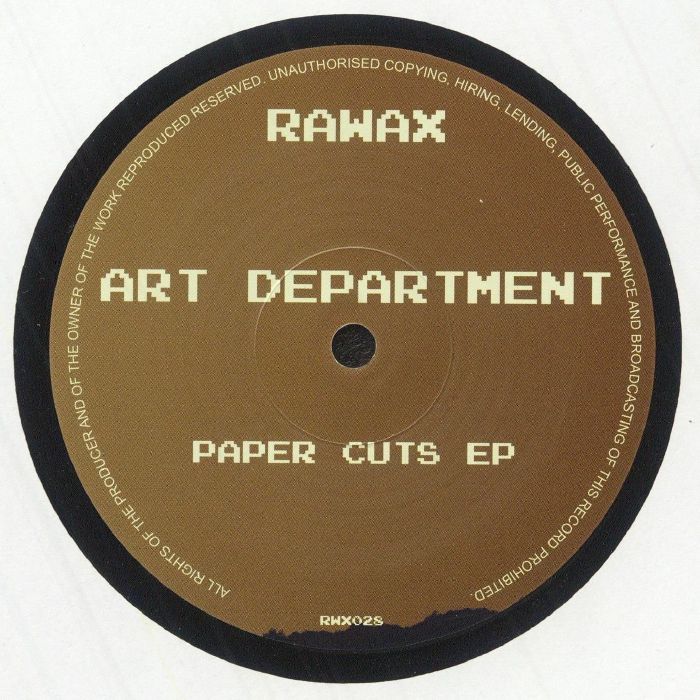 Art Department – Paper Cuts EP vinyl cover