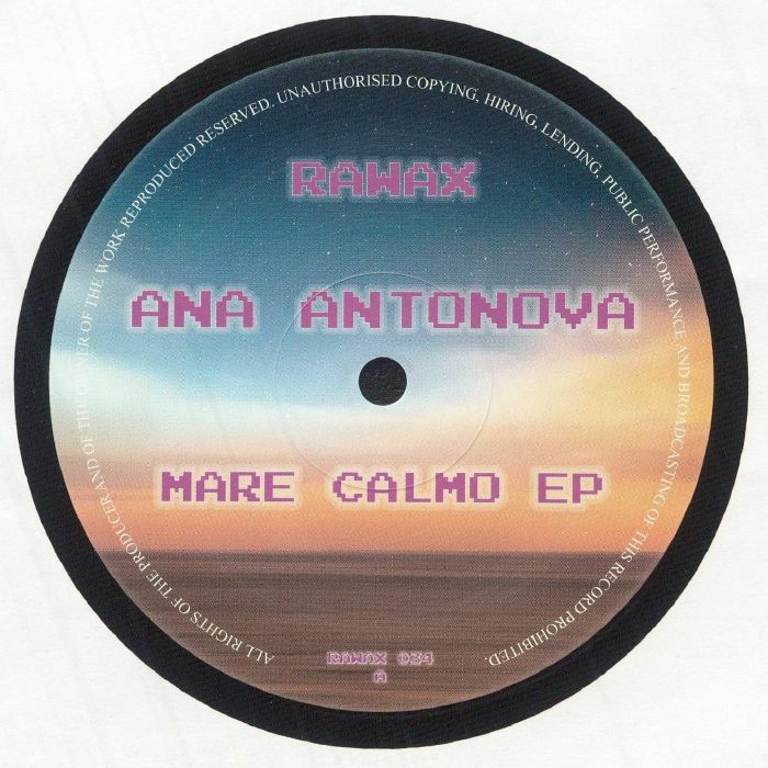 Ana Antonova – Mare Calmo EP vinyl cover