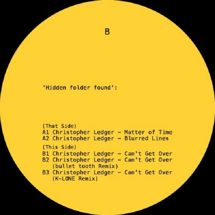 LEDGER, Christopher - Matter Of Time EP