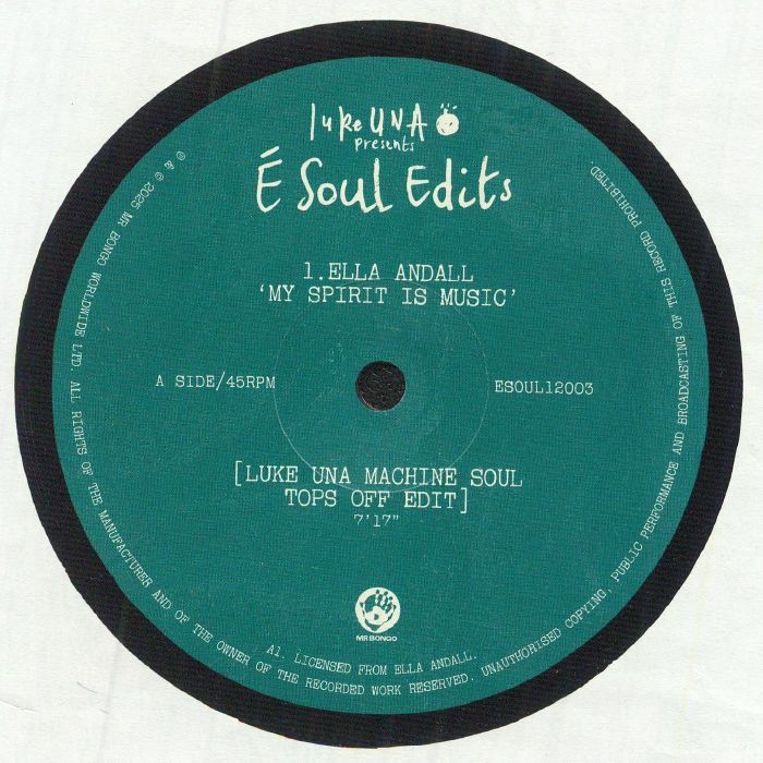 UNA, Luke/ELLA ANDALL/SLICK MISSION/MANU DIBANGO - E Soul Cultura Edits