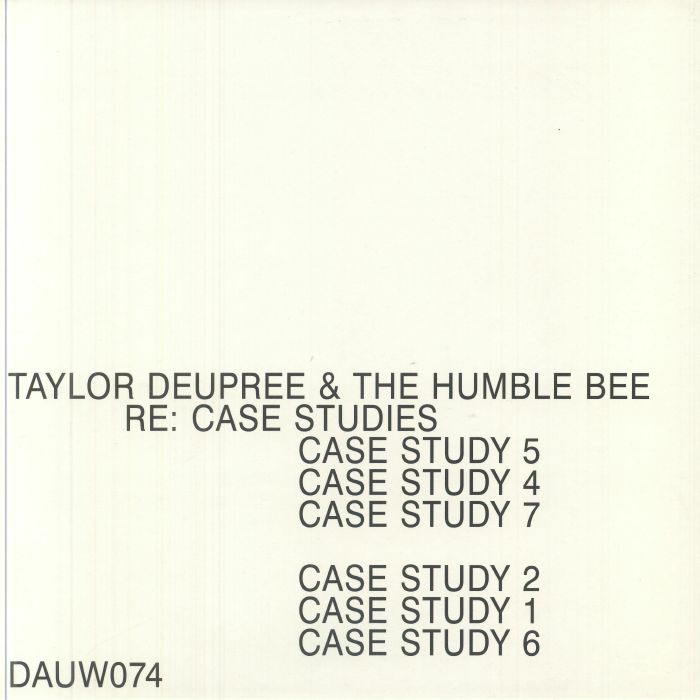DEUPREE, Taylor/THE HUMBLE BEE - RE: Case Studies