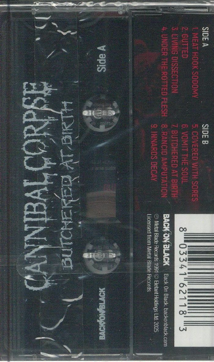 CANNIBAL CORPSE - Butchered At Birth (reissue) Vinyl at Juno