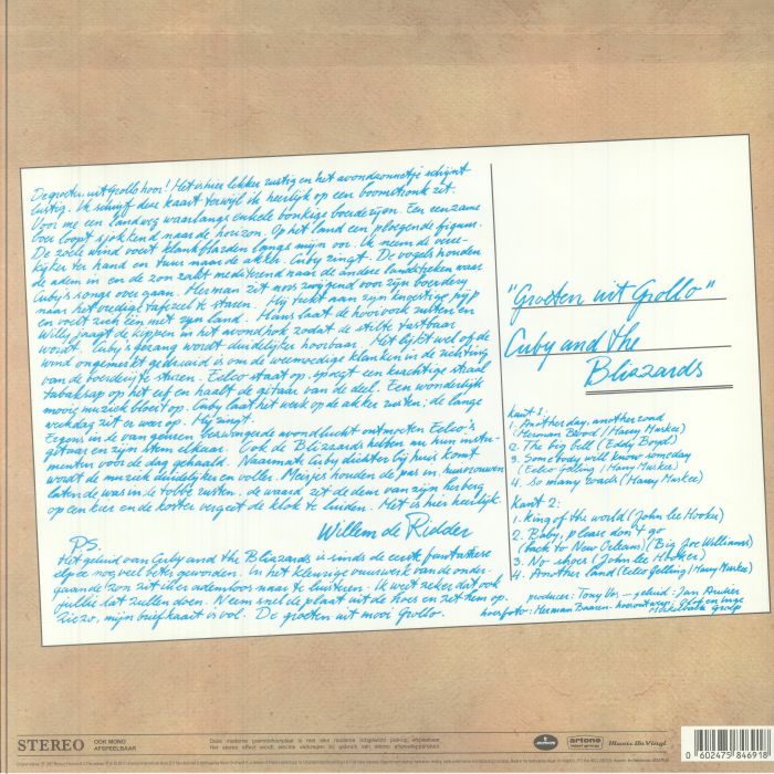 CUBY & BLIZZARDS - Groeten Uit Grollo (reissue)