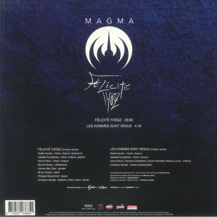 MAGMA - Felicite Thosz (remastered)