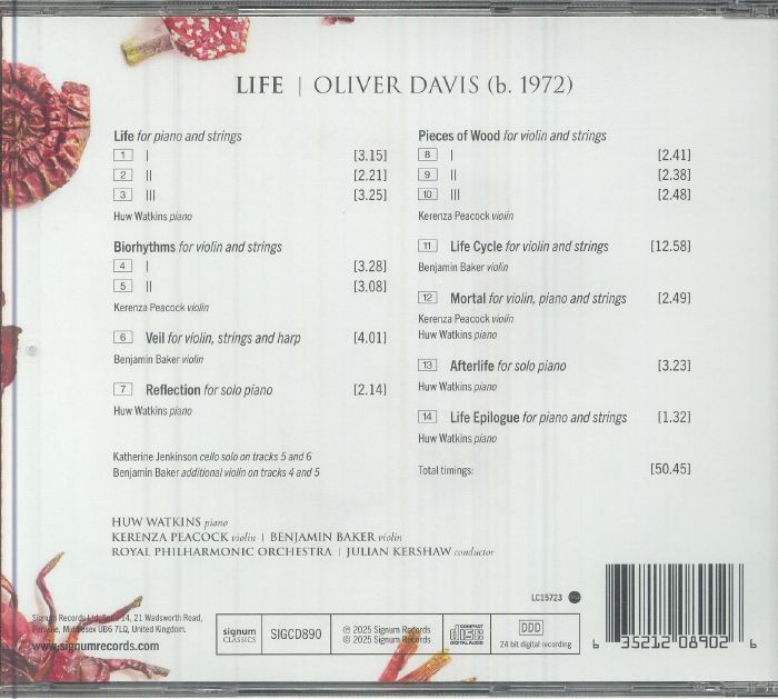 DAVIS, Oliver/JULIAN KERSHAW/ROYAL PHILHARMONIC ORCHESTRA - Life